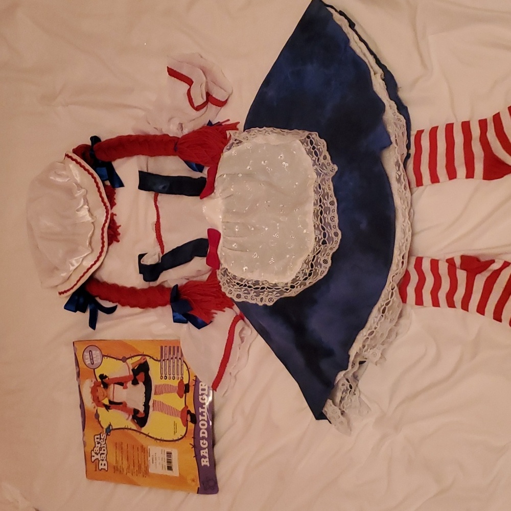 Rubie's Yarn Babies Rag Doll Girl Halloween Costume Size Small 4-6